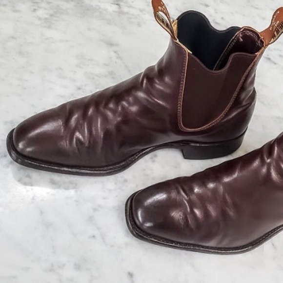 RM Williams Craftsman Boots Chestnut, Leather Sole  Men's Size 6.5 H AUS  7.5 US - Picture 14 of 15